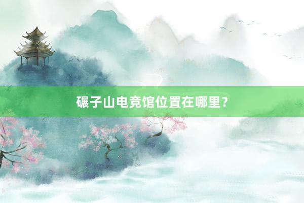 碾子山电竞馆位置在哪里？