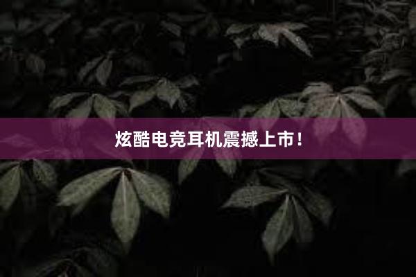 炫酷电竞耳机震撼上市！